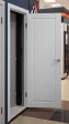 Межкомнатная дверь V-11 ПГ Белый бархат Quest doors