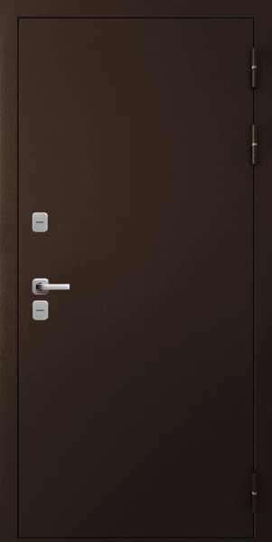 Входная дверь Аляска ТЕРМО Антик медь ФЛ-10 дуб коньяк с вековыми кольцами AGAT