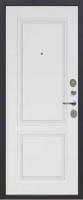 Входная дверь Галант (ППС) белый матовый AGAT