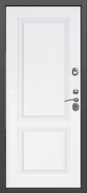 Входная дверь Мега 3к белый матовый AGAT