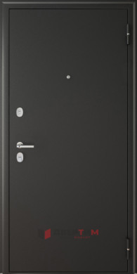 Входная дверь Элегант 7,5 Черный шелк ФЛ3-панорама Сандал белый AGAT