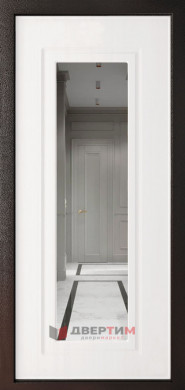Входная дверь Гелиос ФЛЗ-120 Белый матовый AGAT