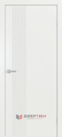 Межкомнатная дверь Grand Стелла S9 ПГ Эмалит белый MIDAL