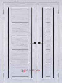 Межкомнатная дверь М-17 Граф белый распашная двухстворчатая 80+40 V. Doors
